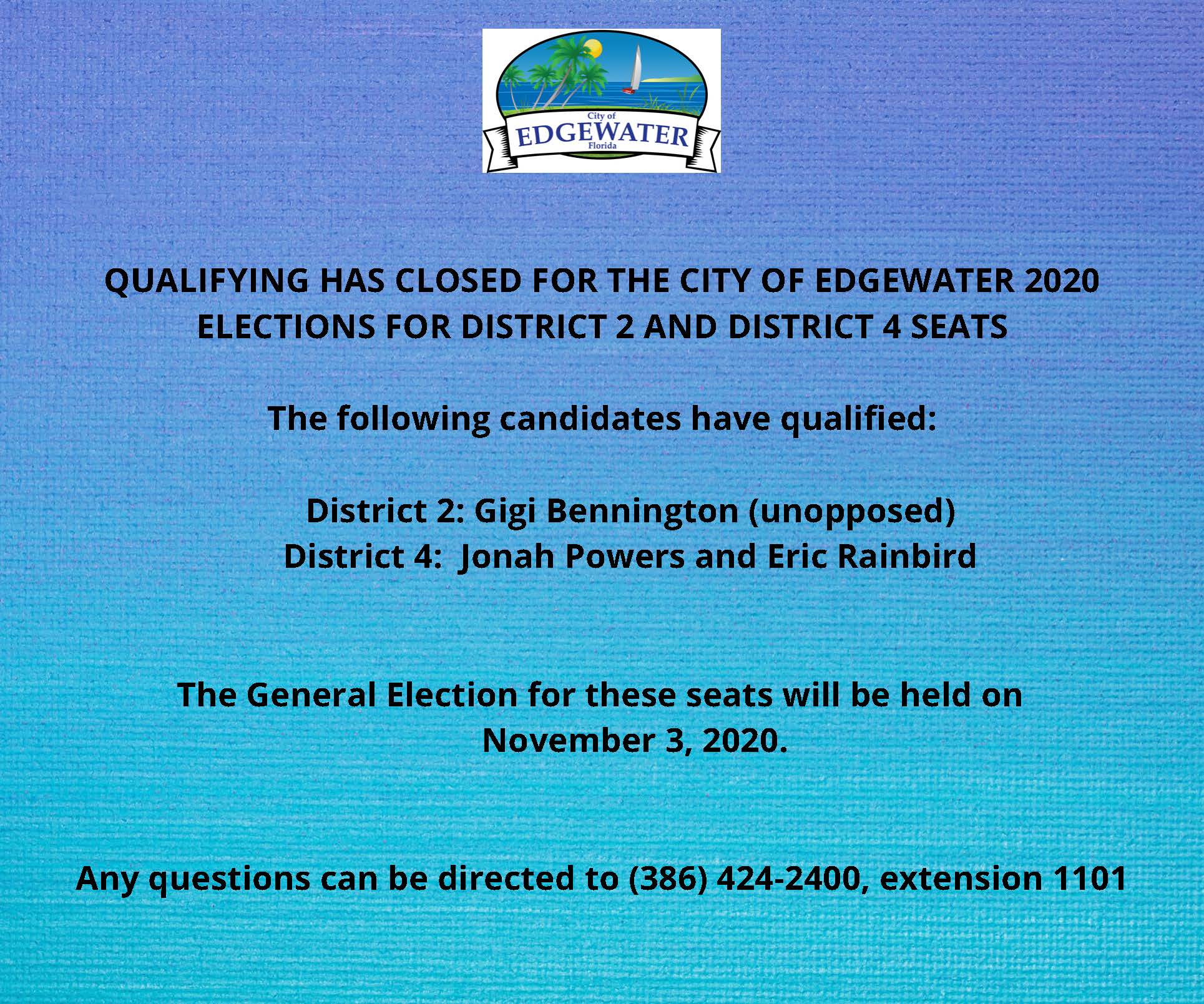 2020 District 2 and 4 candidates