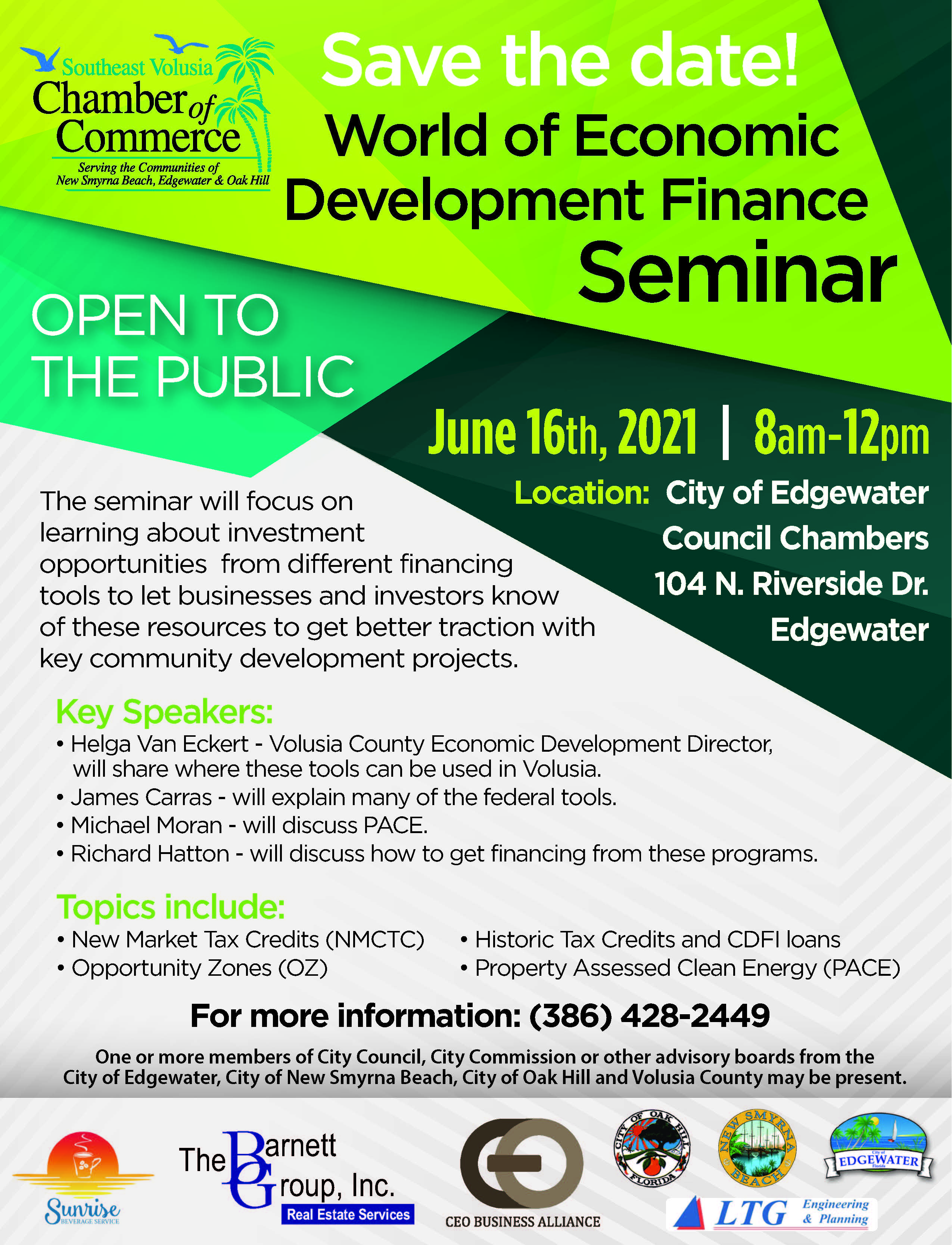 World of Economic Development Finance Flyer