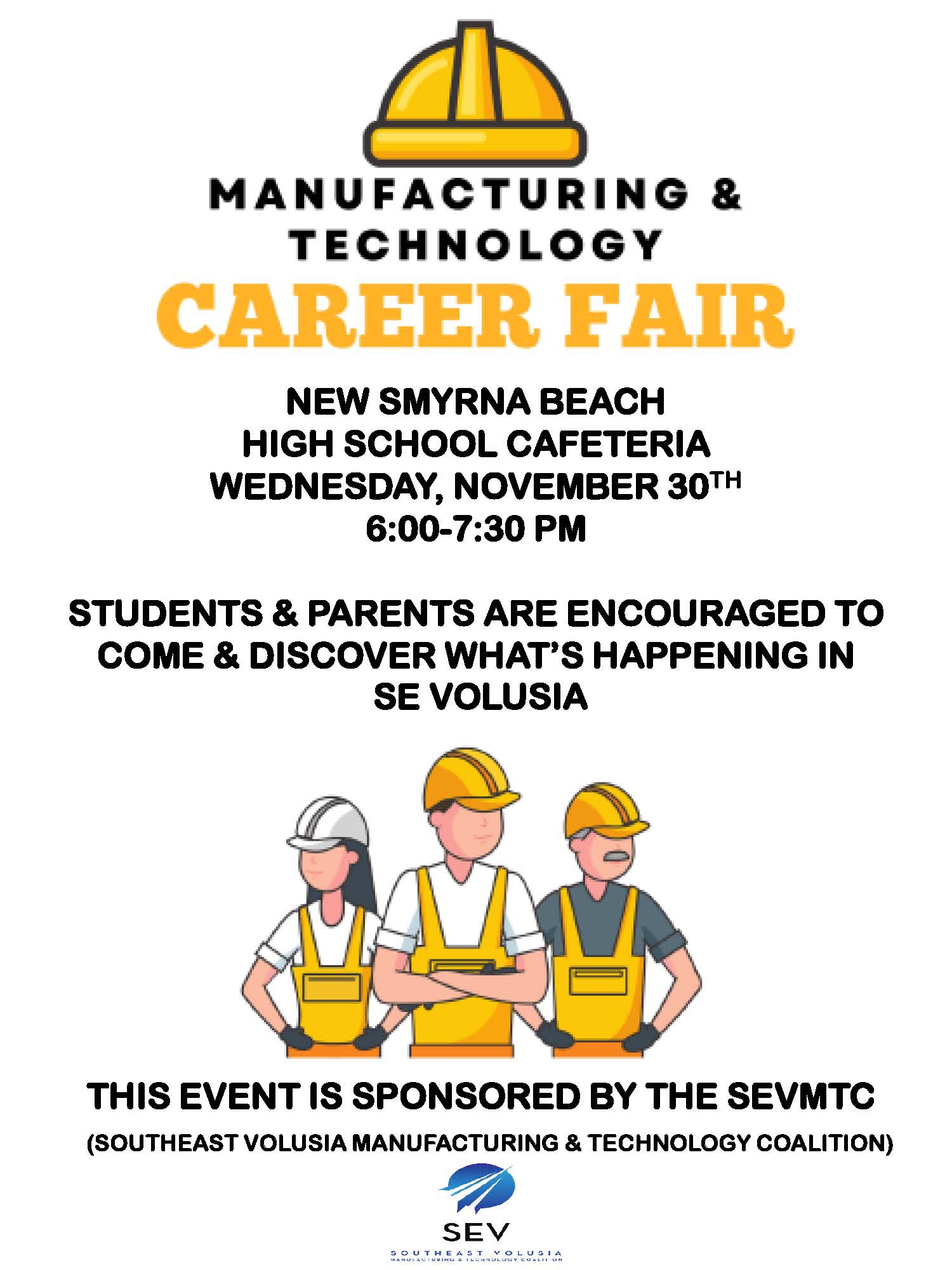 Career Fair NSB HS Nov 30