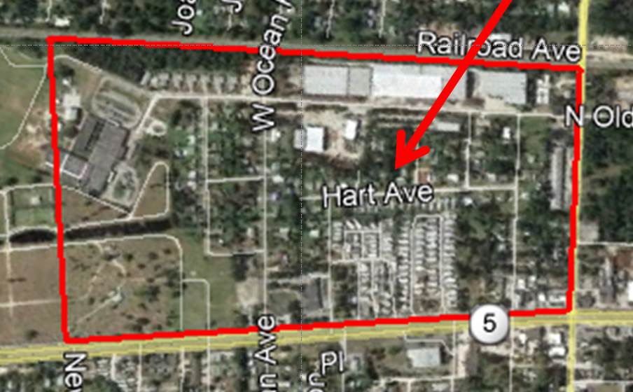 CDBG Door to Door Survey Hart Ave Project Map