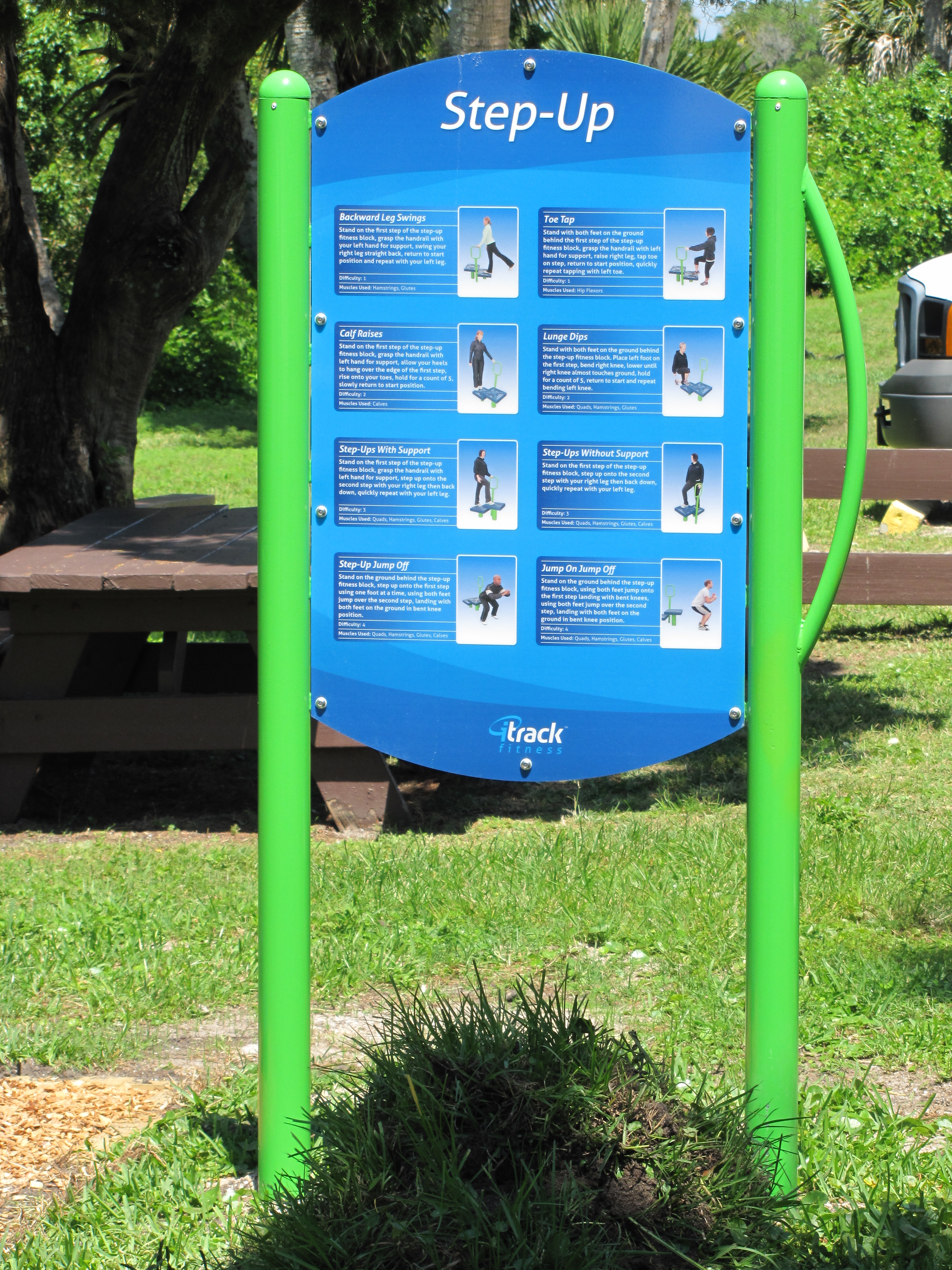 Fitness Trail Along Riverside Drive