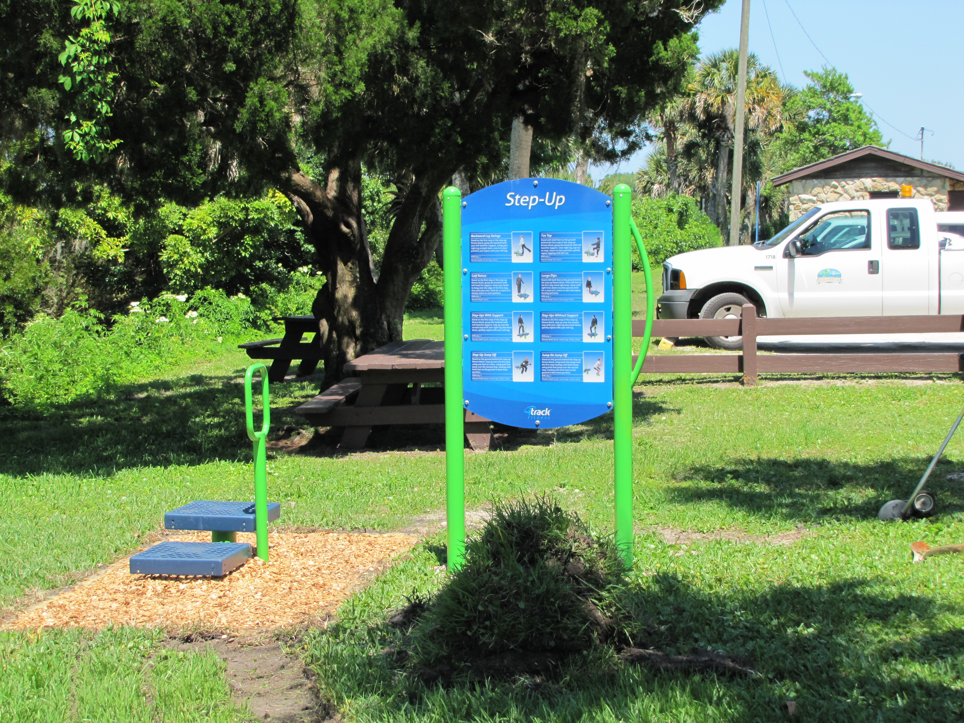 Fitness Trail Along Riverside Drive