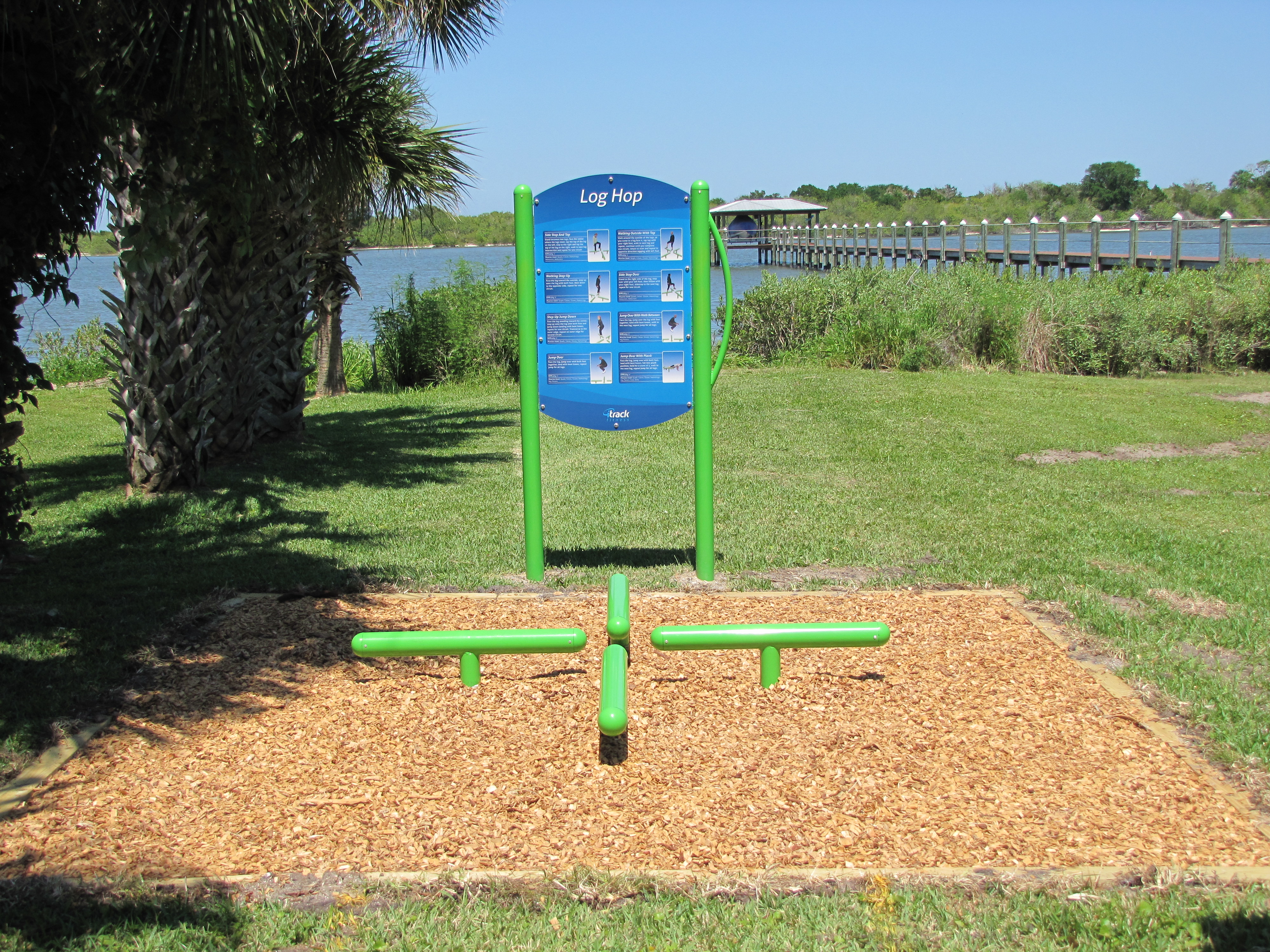 Fitness Trail Along Riverside Drive