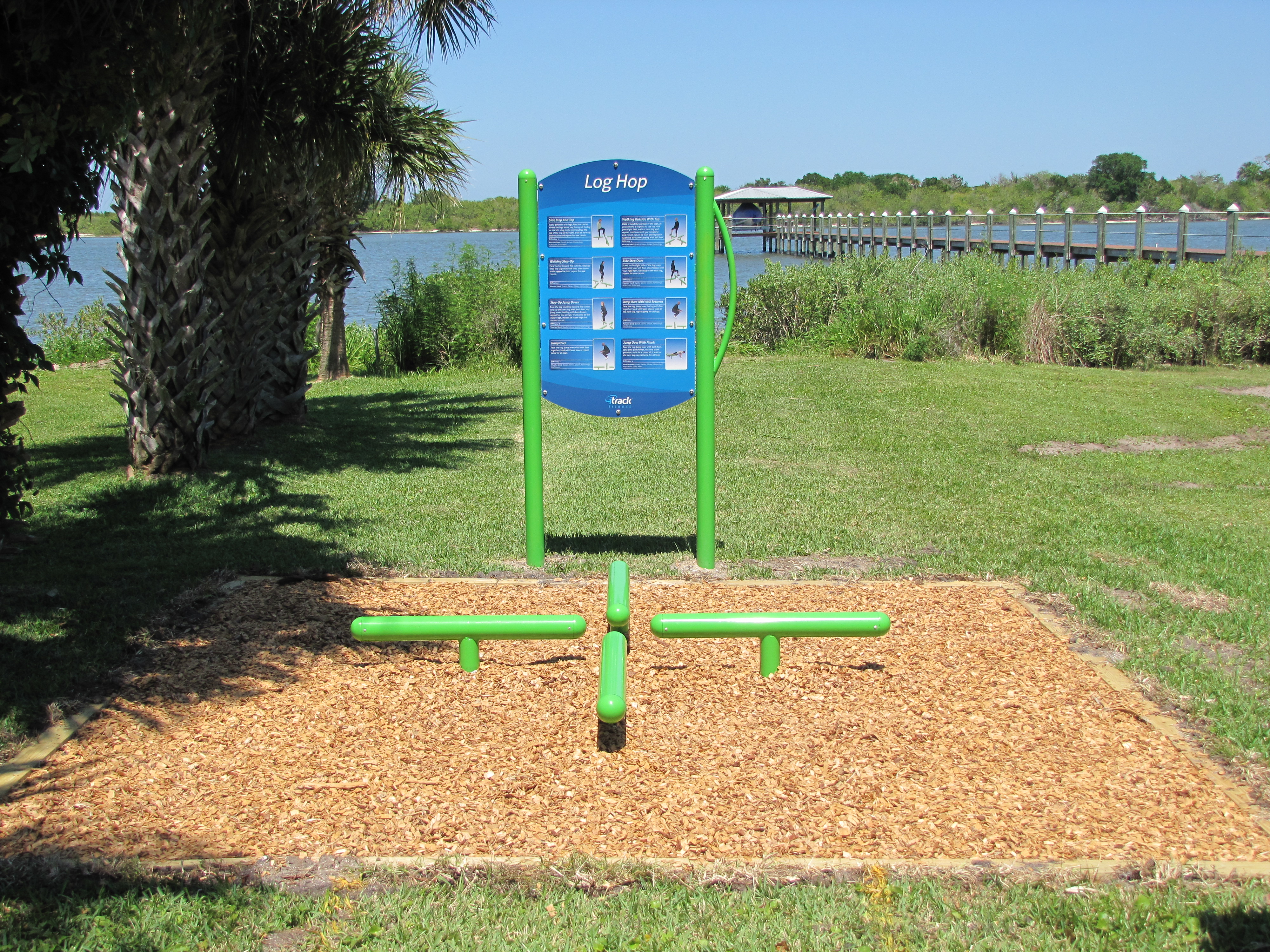 Fitness Trail Along Riverside Drive