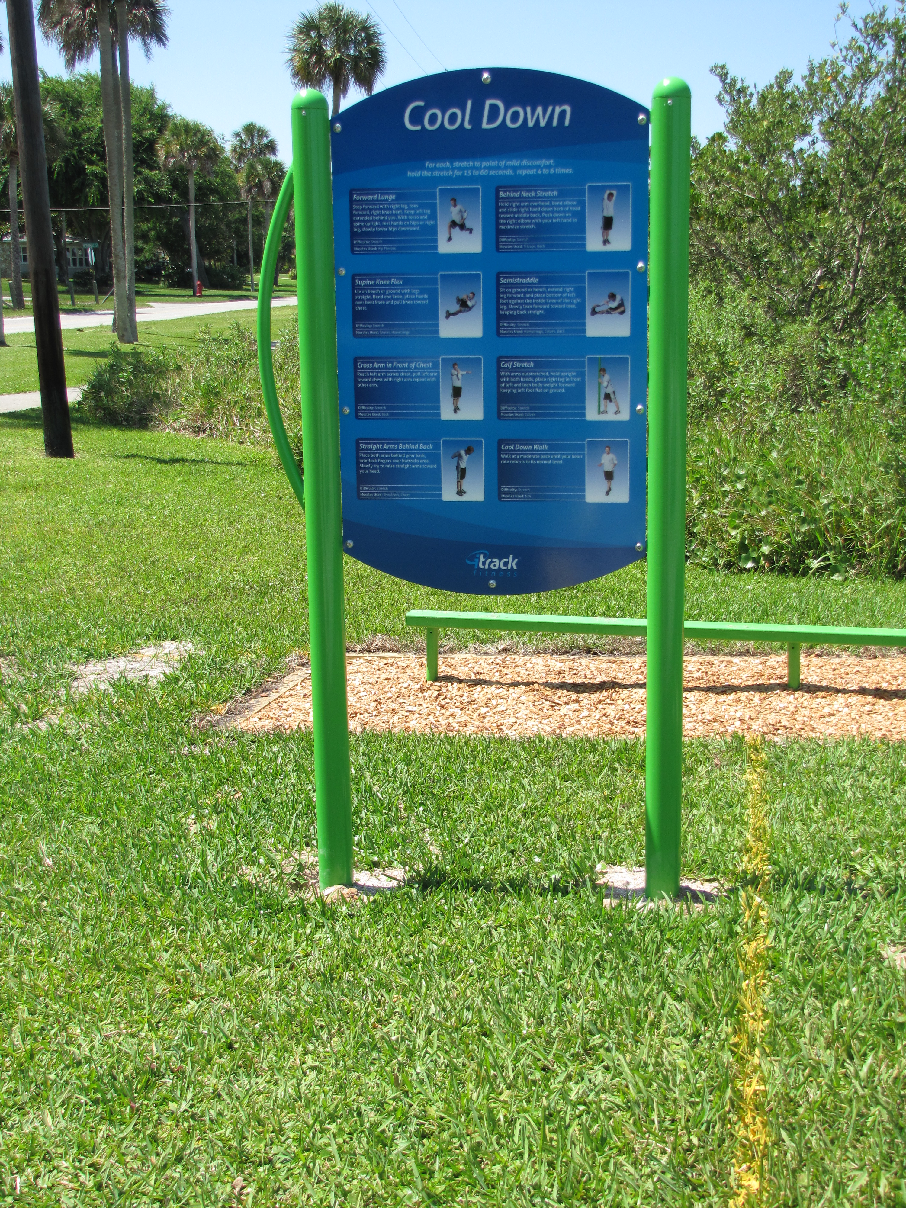Fitness Trail Along Riverside Drive