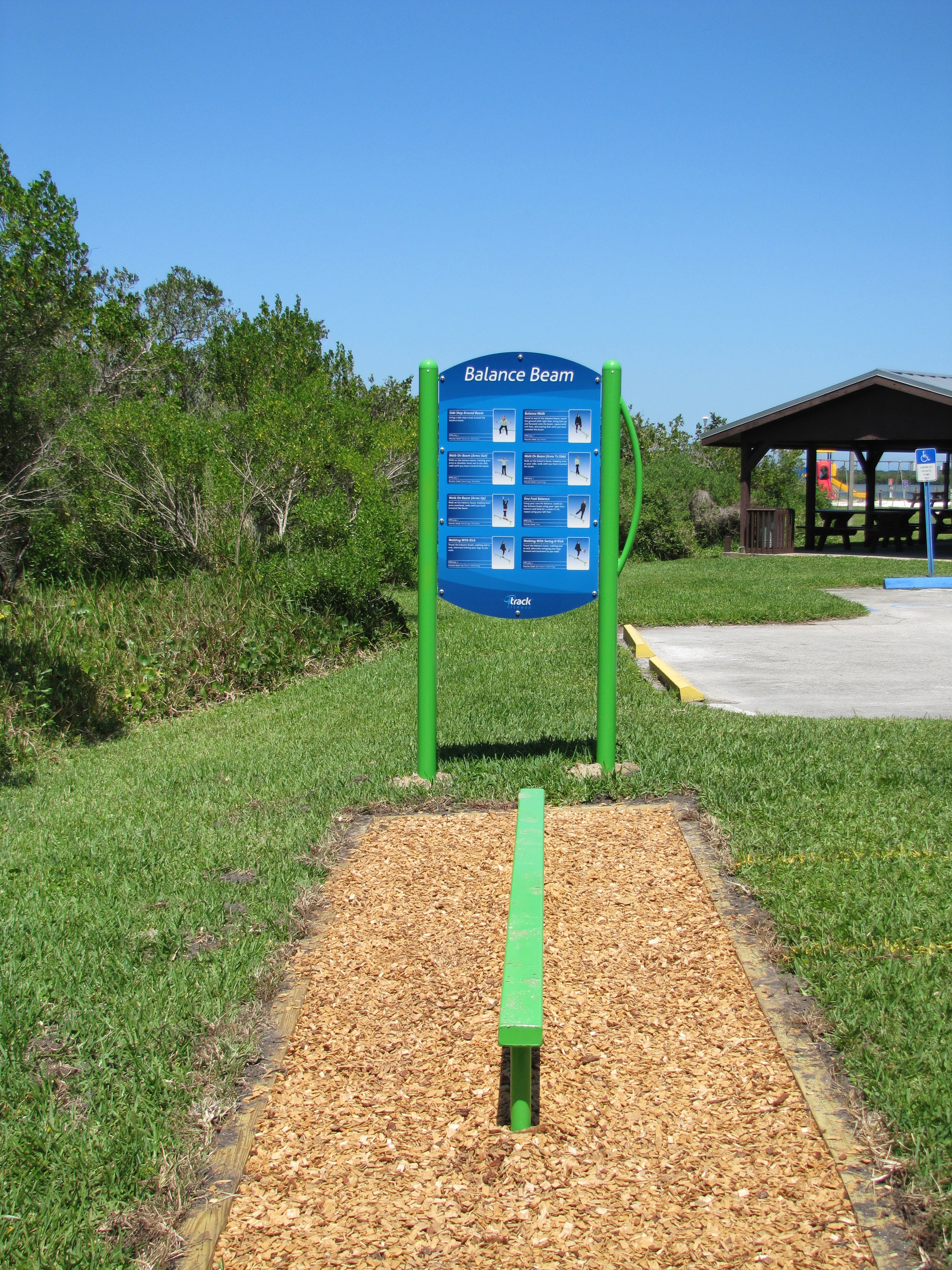 Fitness Trail Along Riverside Drive