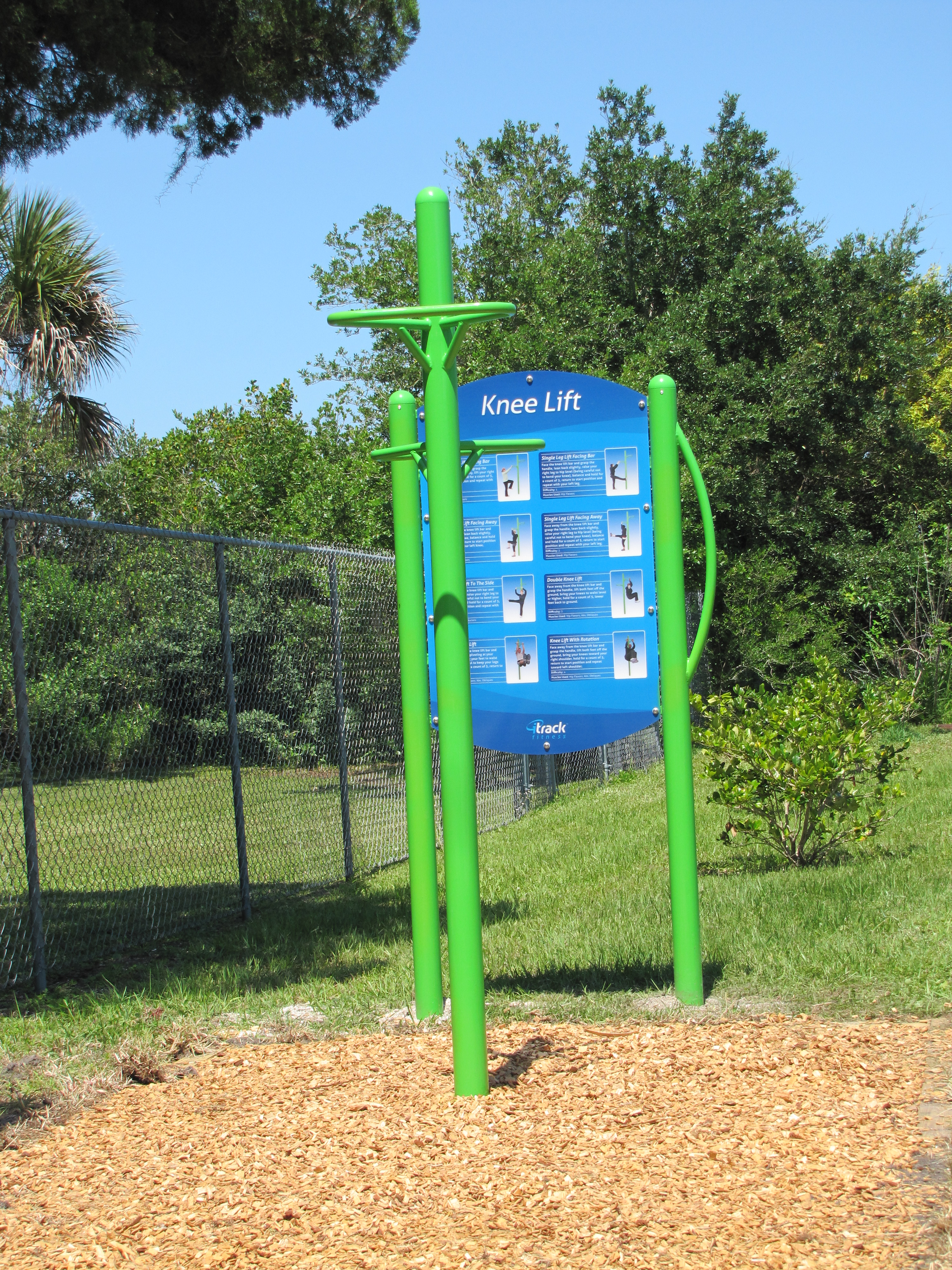 Fitness Trail Along Riverside Drive