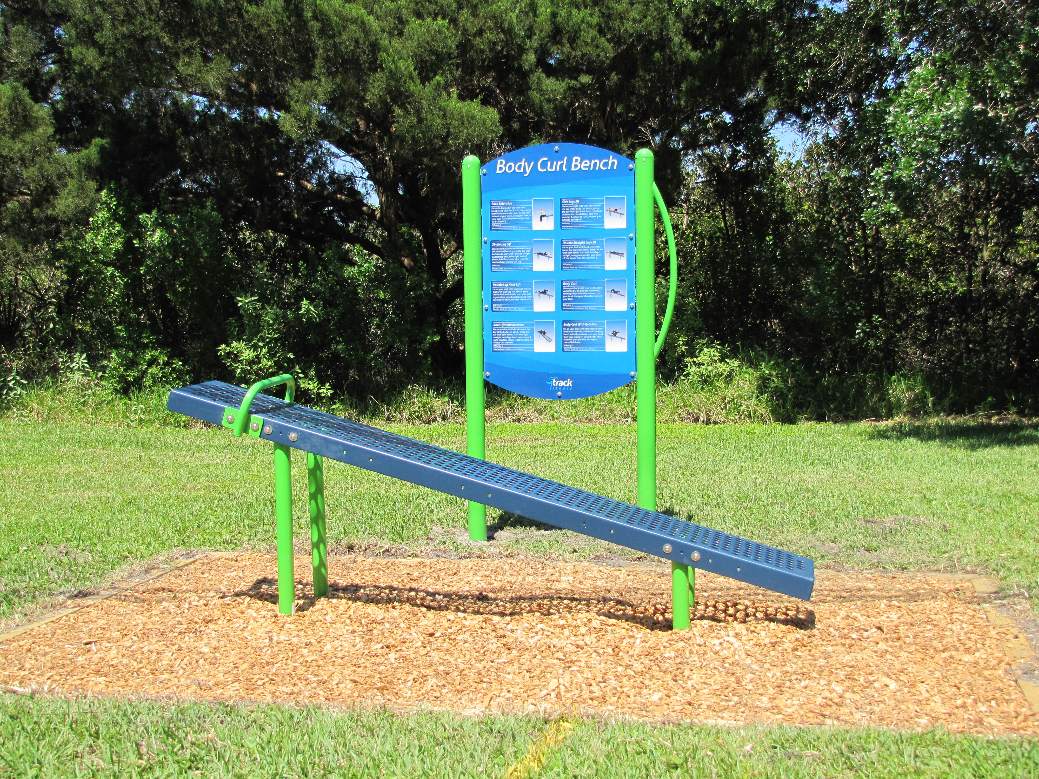 Fitness Trail Along Riverside Drive
