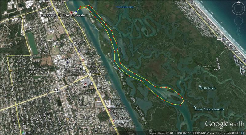 3 Sisters Islands trail approx 5 miles