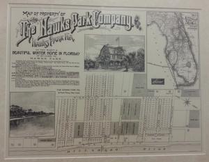 An original map of Hawks Park