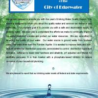 2019 Water Quality Report Page One