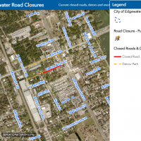 Road Closure W Pine Bluff