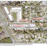 Map of area of work-Friendly Shores Mobile Home Park
