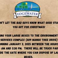 Large Cardboard Box Disposal