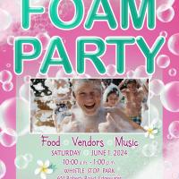School's Out Foam Party Flyer