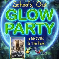 Glow party flyer
