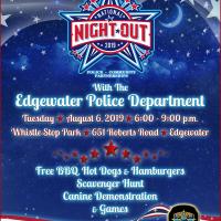 National Night Out With the Edgewater Police Department, August 6, 2019