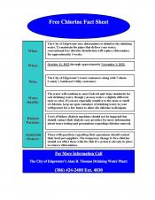 Chlorine Free Burn