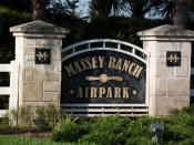 Massey Ranch Airpark Entrance Sign