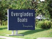 Everglades Boats Sign