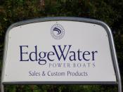 EdgeWater PowerBoats sign