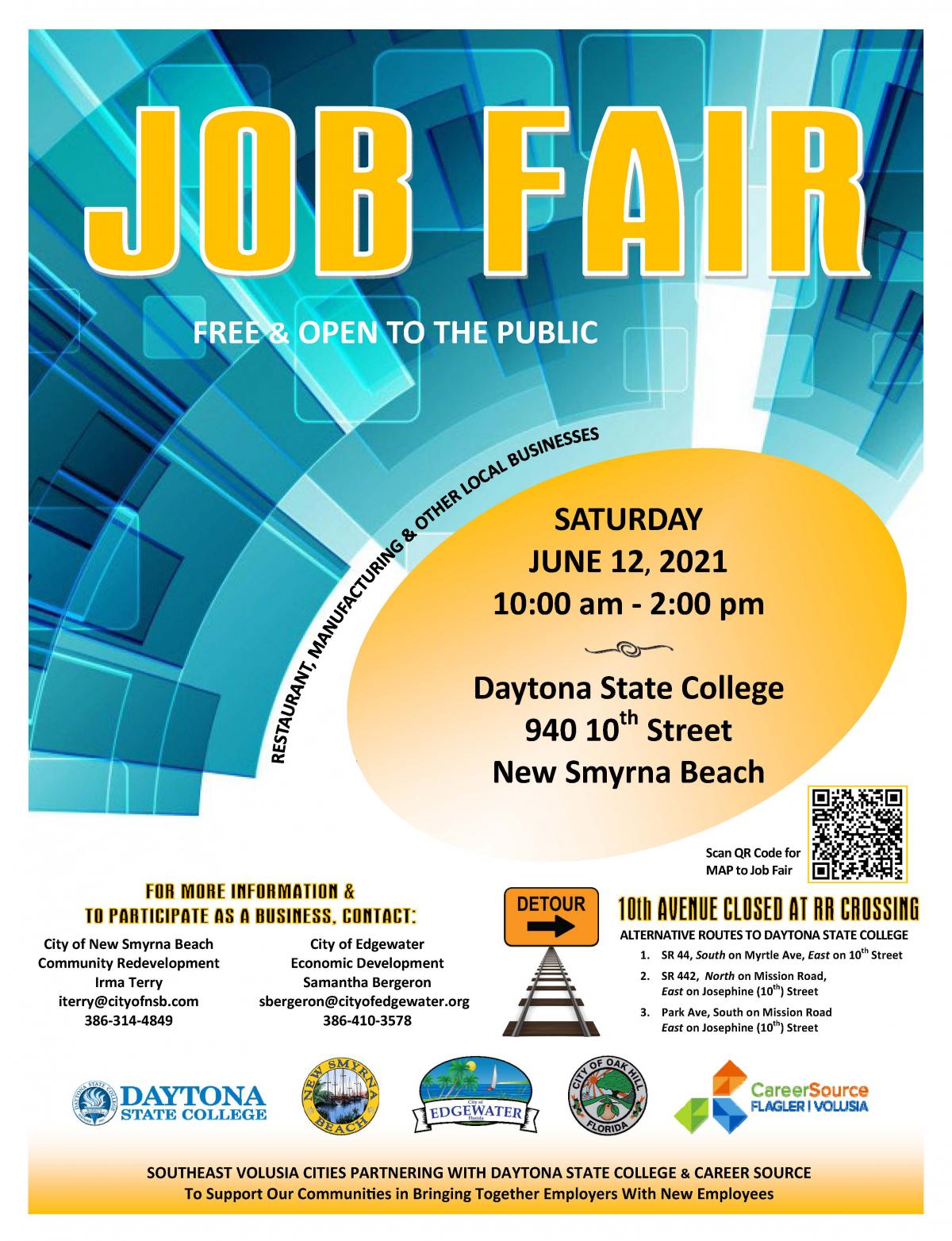 JOB FAIR City of Edgewater Florida