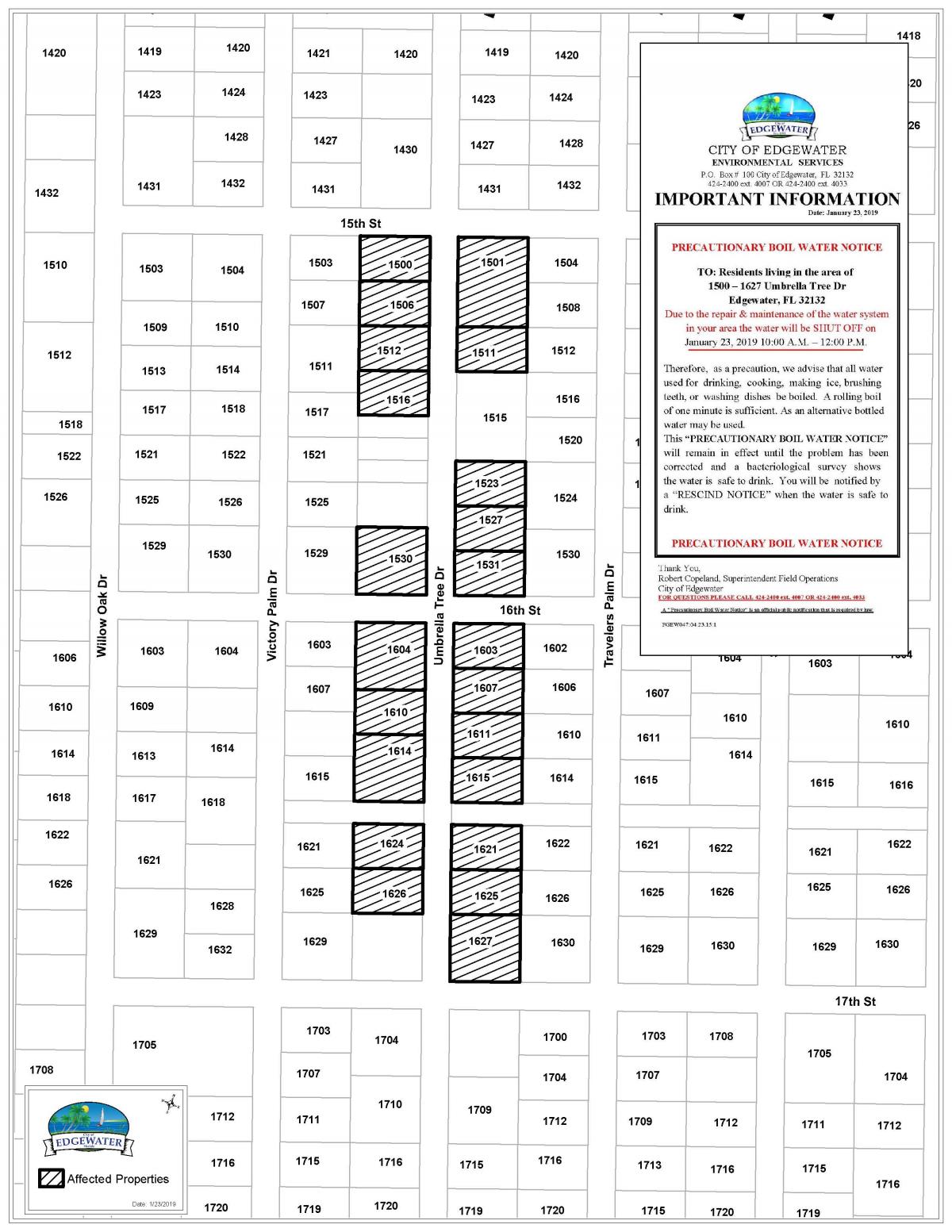 Boild Water Notice 1500-1627 Umbrella Jan 23 2019