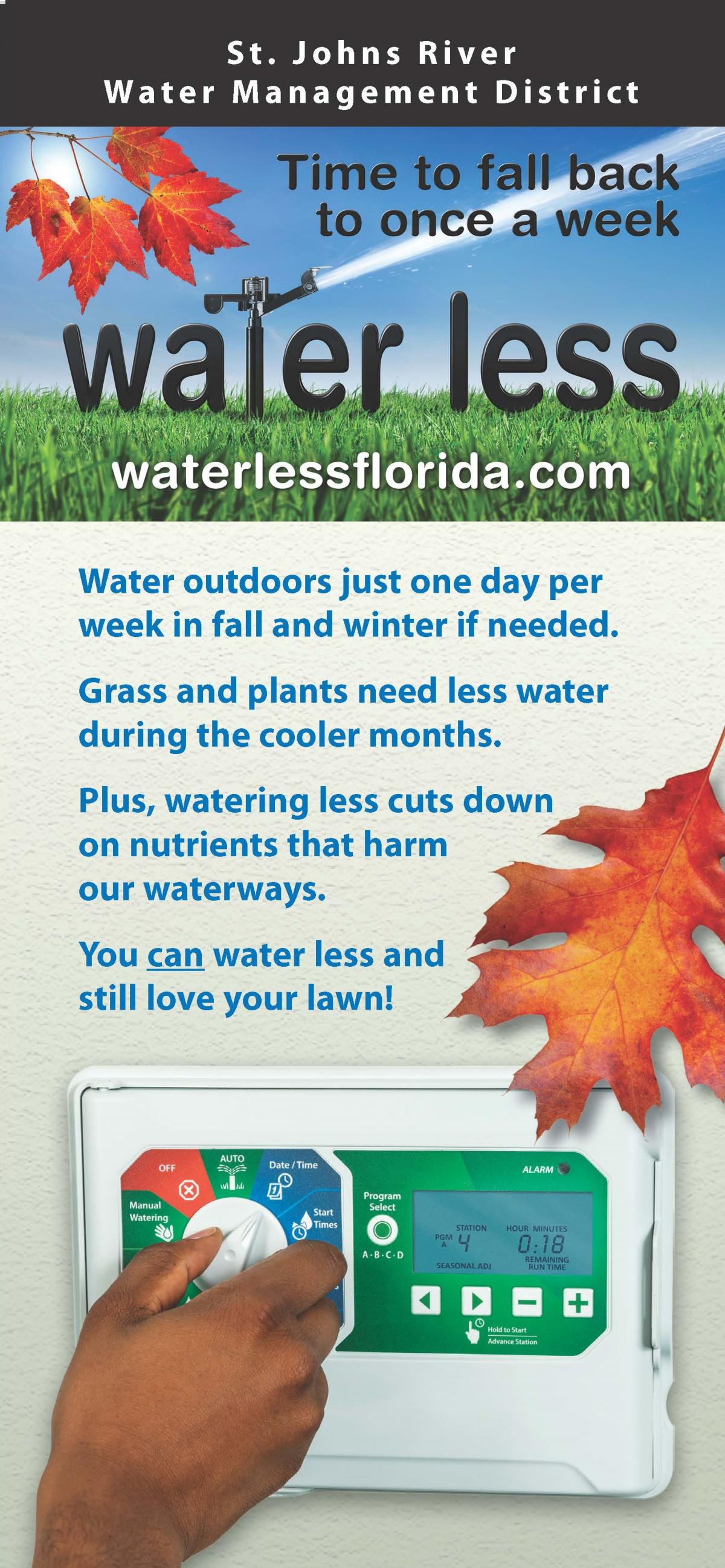 water less fall back 