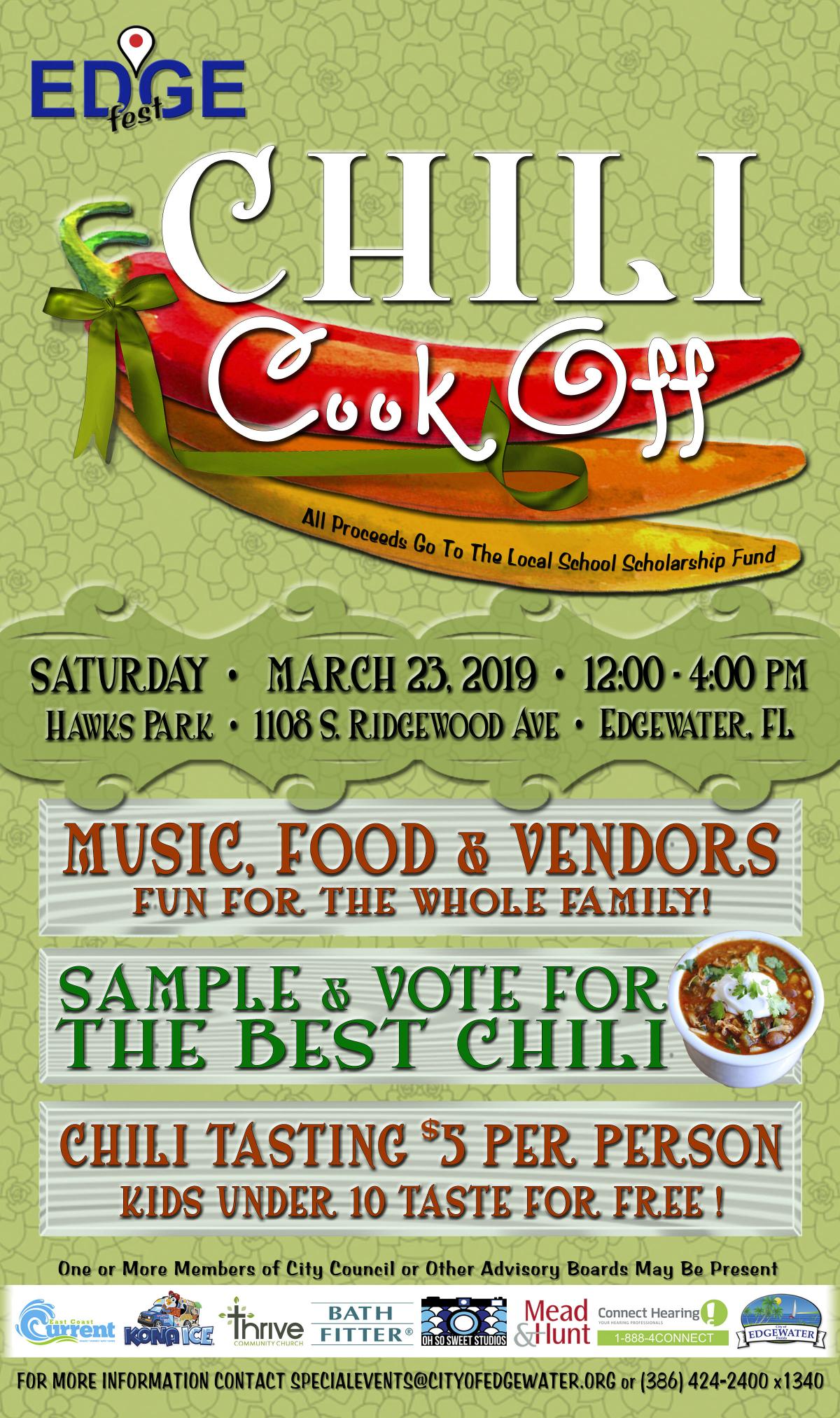 EdgeFest Chili CookOff Edgewater Florida