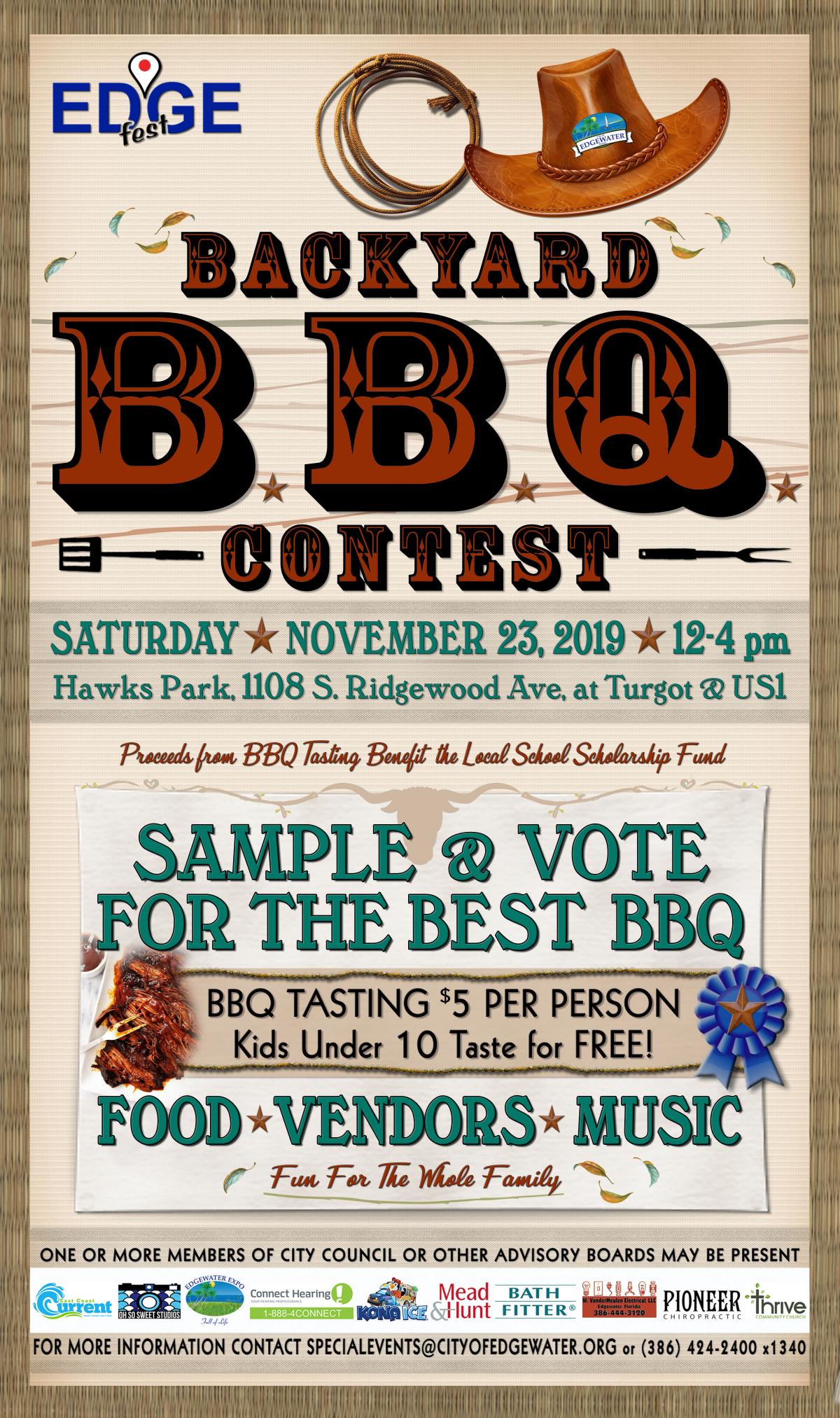 EdgeFest Backyard BBQ 11-23-2019