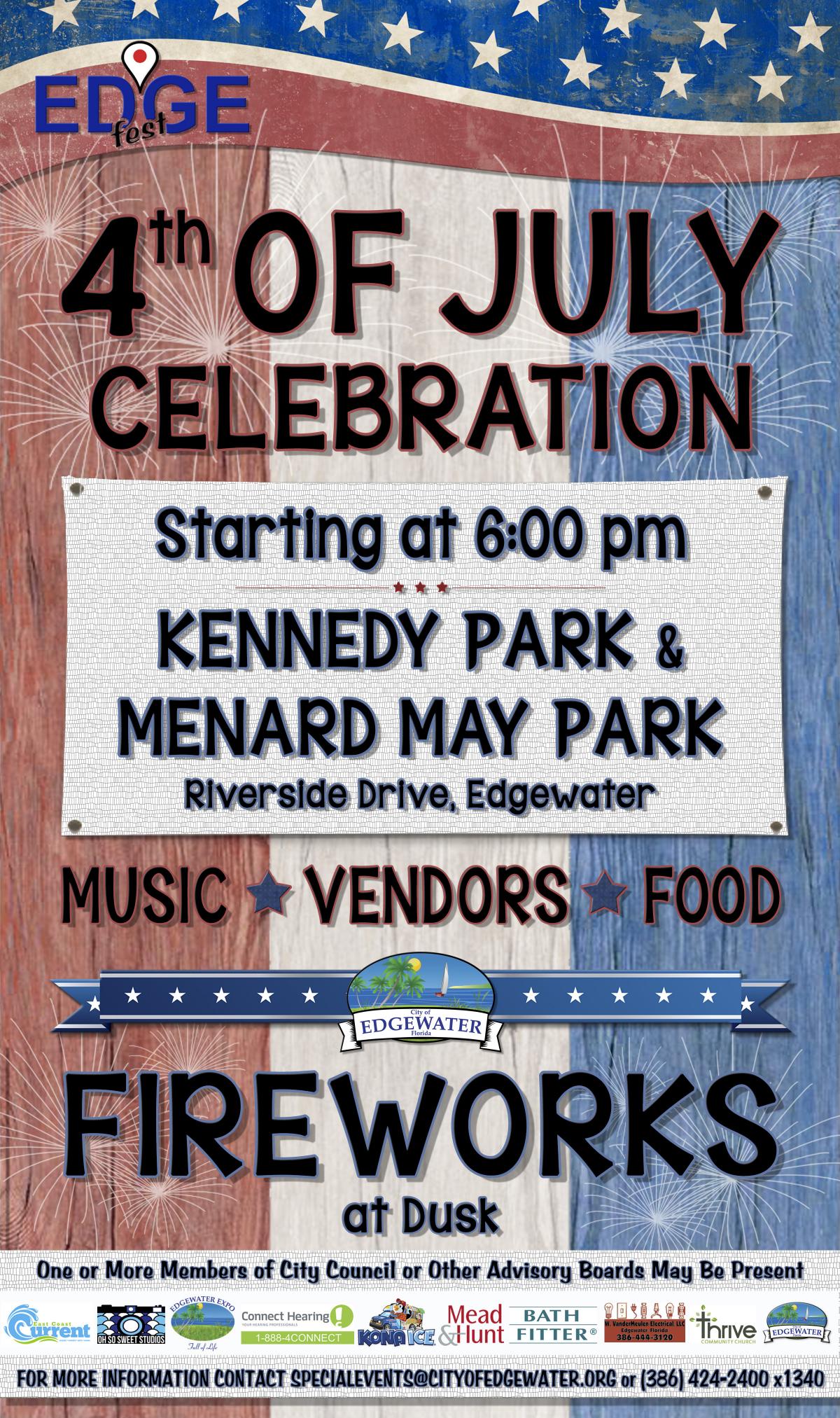 EdgeFest 4th of July Flyer EdgeFest 4th of July Flyer