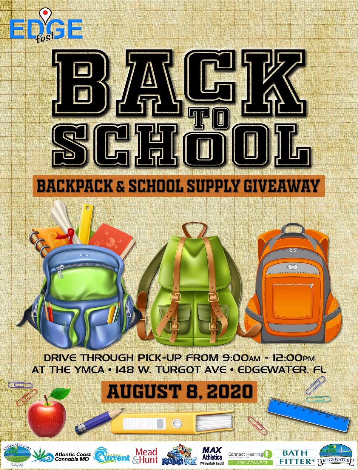 EDGEfest Back to School Party City of Edgewater Florida
