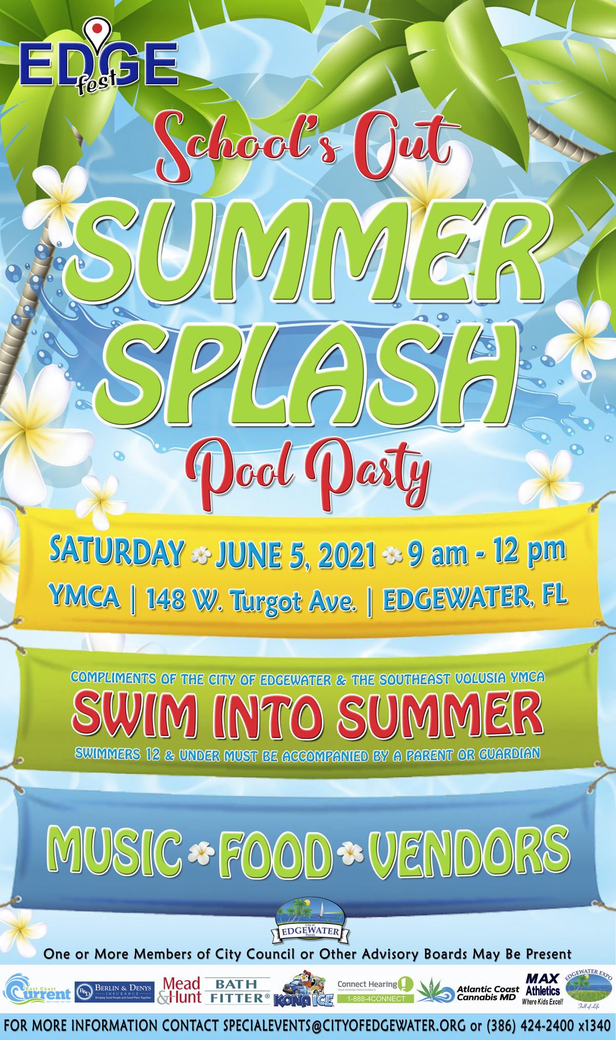 Summer Splash Flyer Summer Splash Flyer