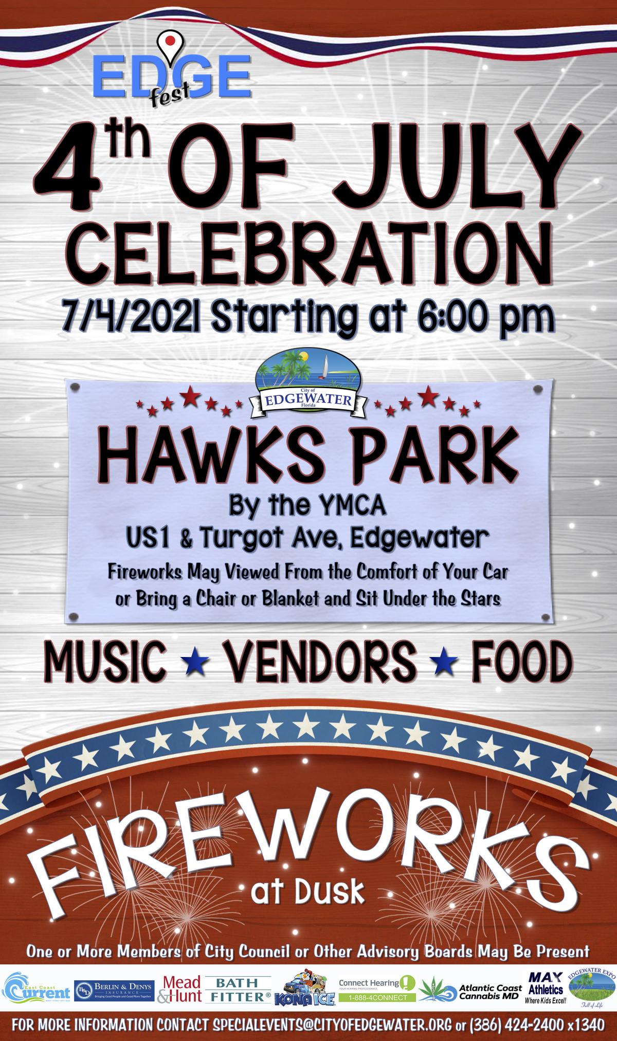 July 4 Celebration Flyer