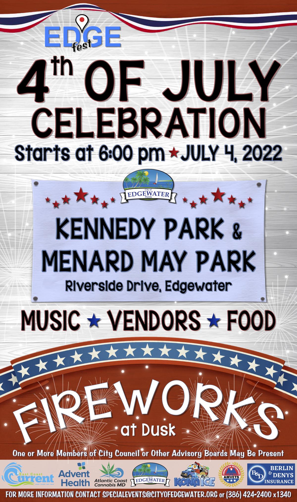 July 4th Celebration Flyer