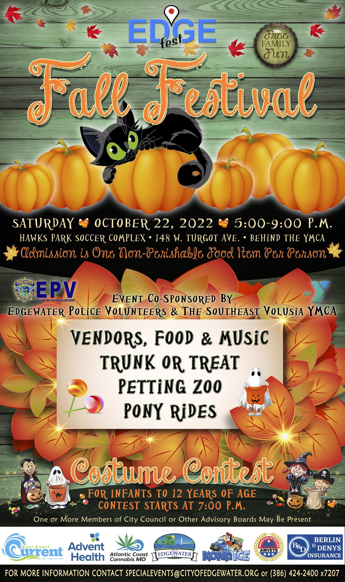 2022 Fall Festival Flyer