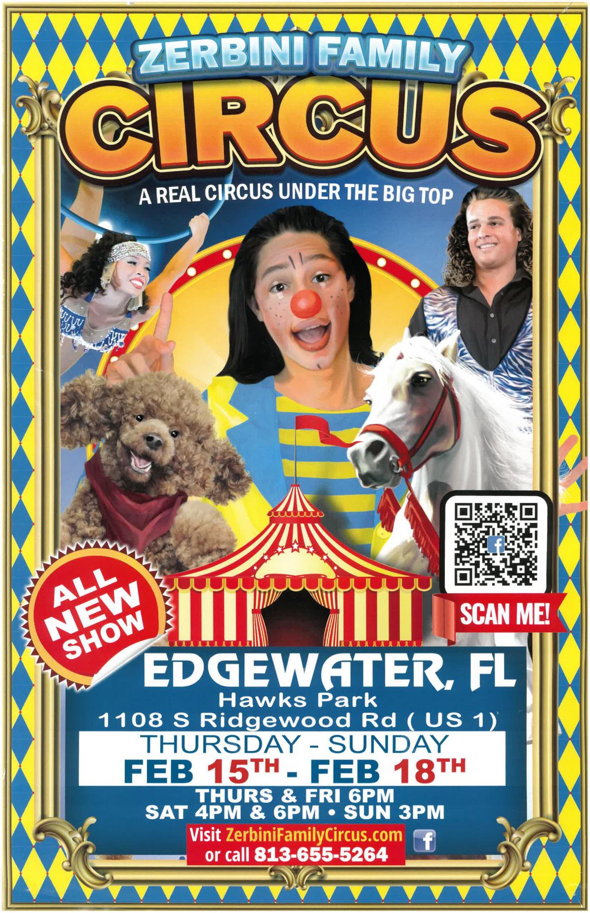 Zerbini Family Circus Flyer