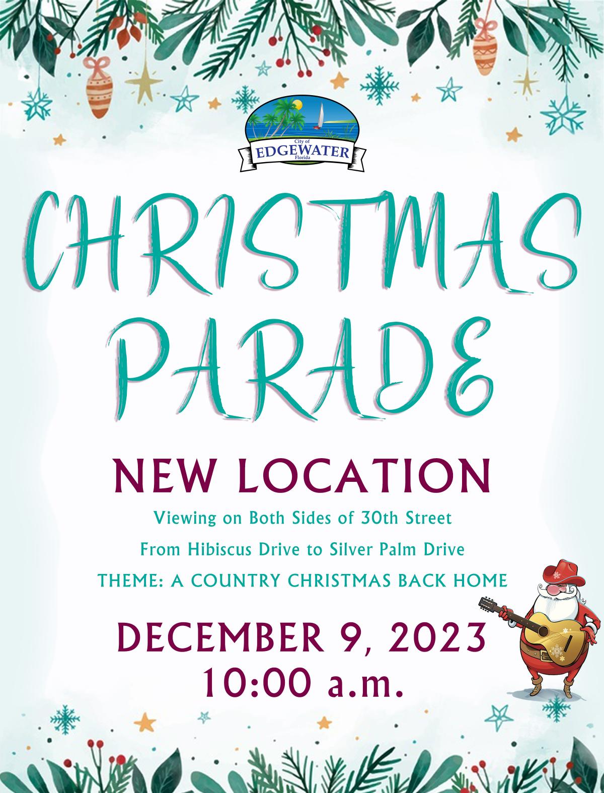 Parade location change ad