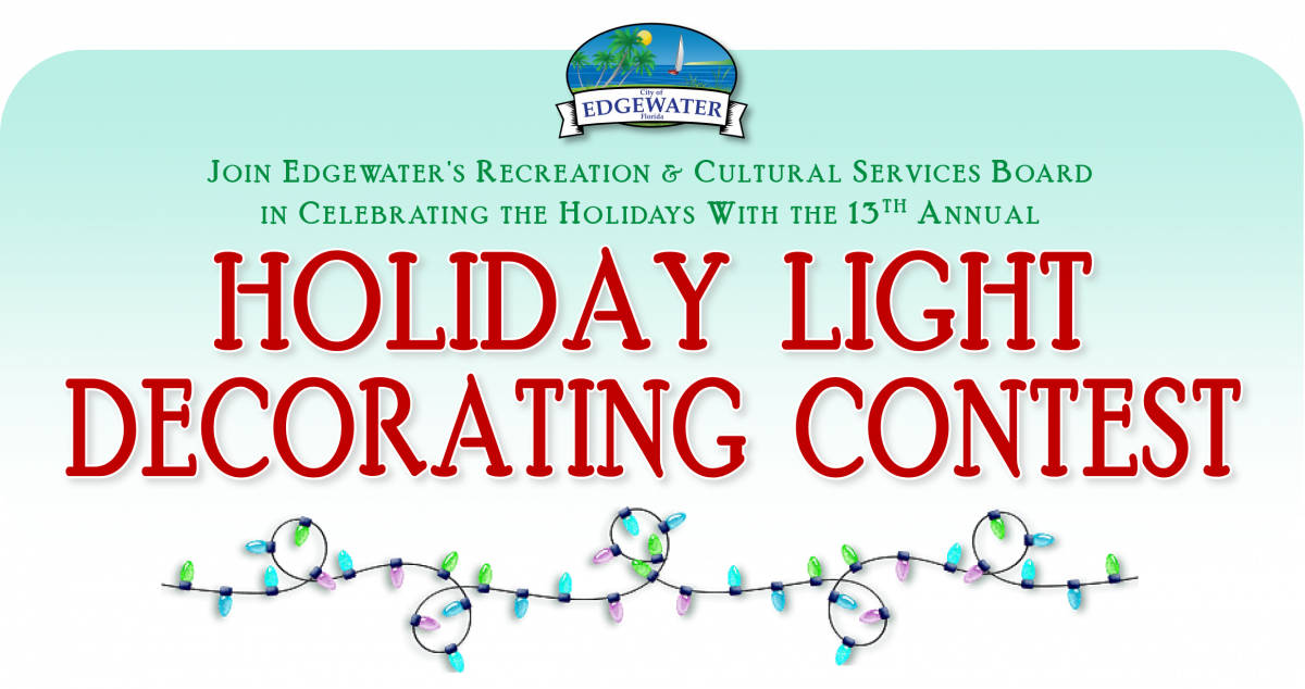 Holiday Light Decorating Contest Header