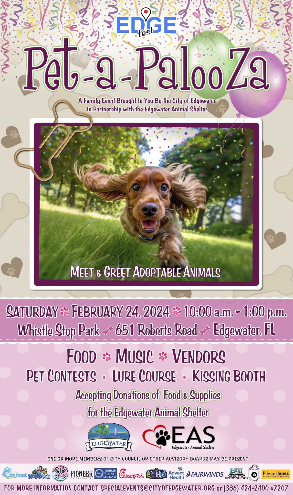 Pet-A-Palooza Flyer