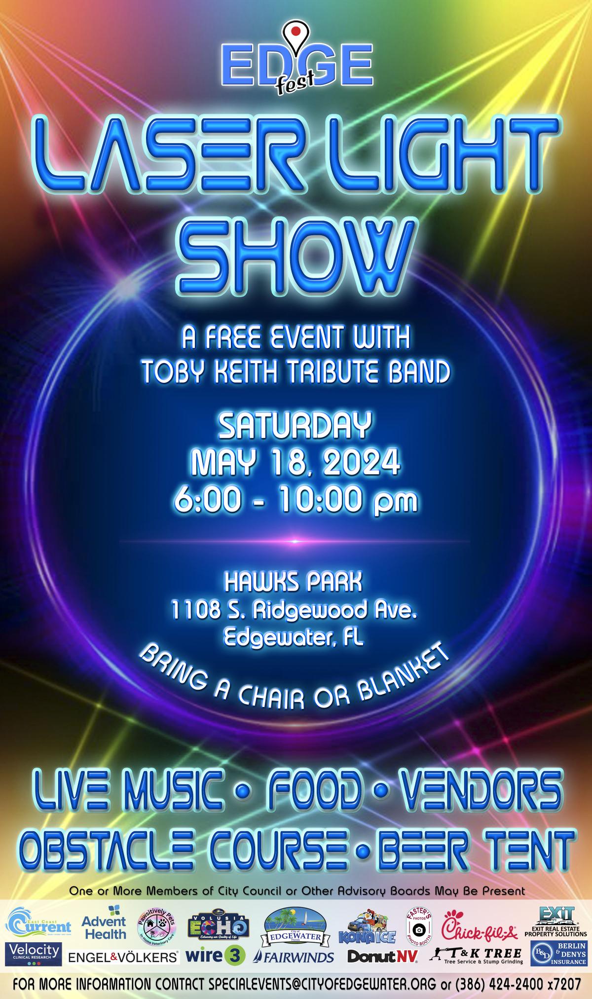 Laser Light Show Flyer