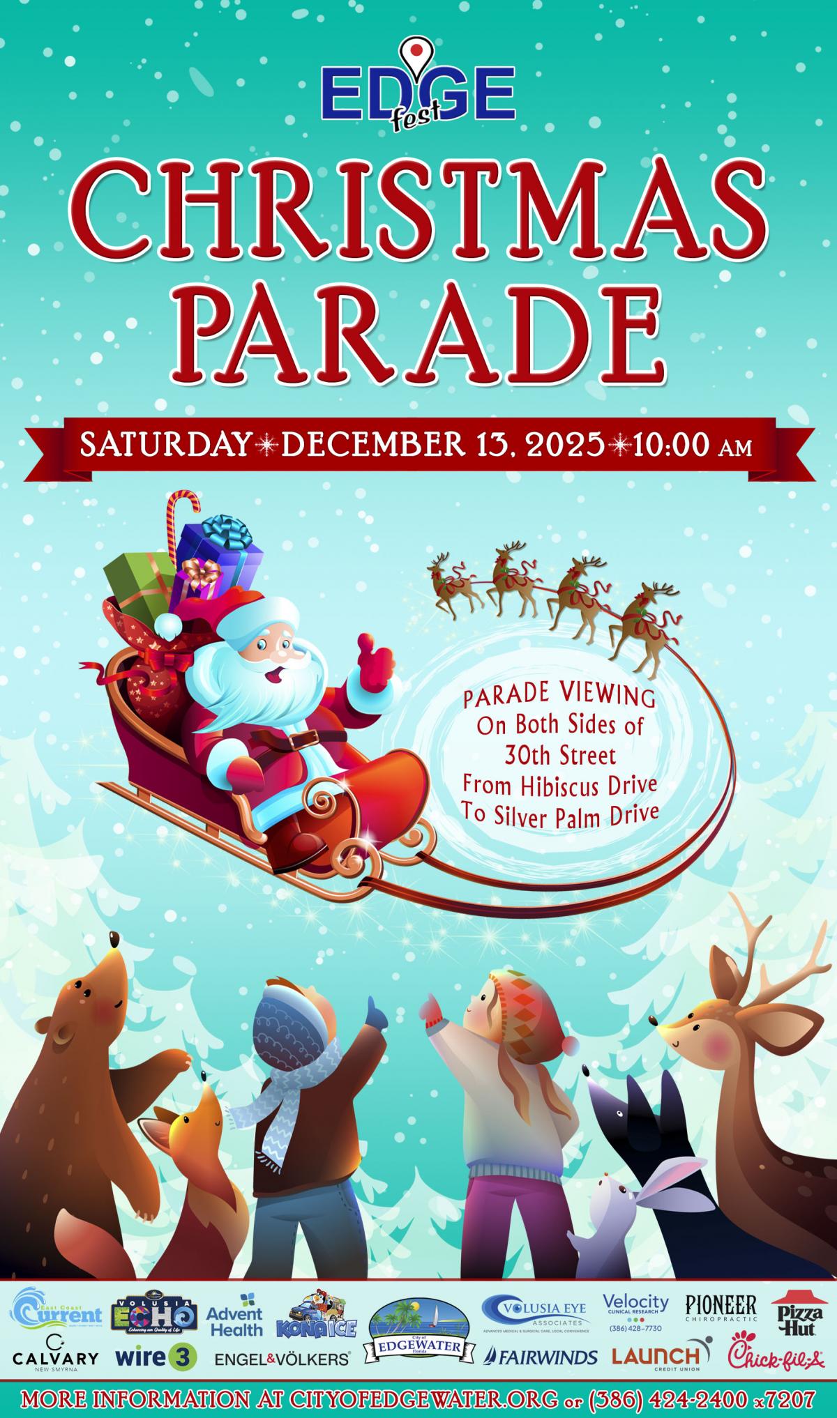 Christmas Parade Flyer