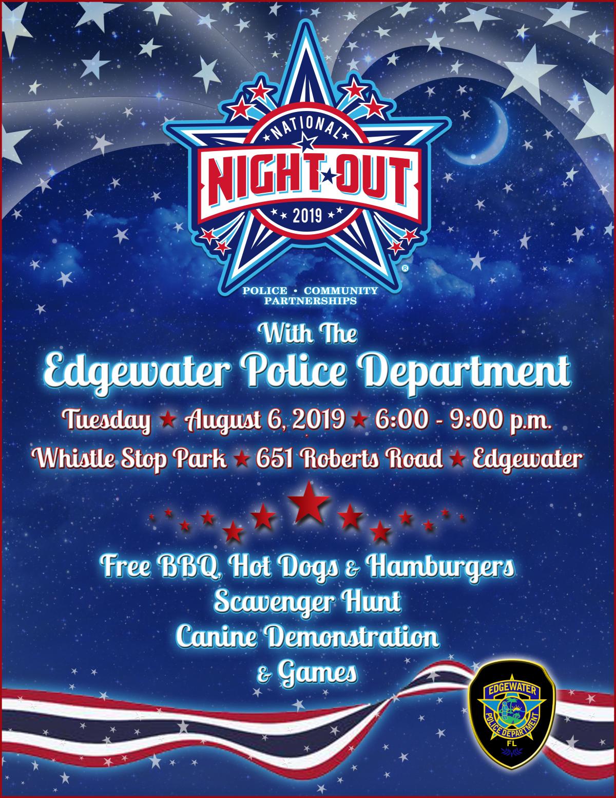 National Night Out City of Edgewater Florida